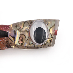 TG Bestseller 13 Zoll Schräggeschnittener Kunstharzköder mit Doppel-Oktopus-Rock und Beweglichen Augen für Salzwasser-Thunfisch und Marlin Schleppangeln - Product Image 5