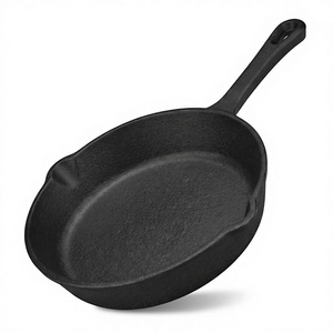 Sartén <span class=keywords><strong>de</strong></span> <span class=keywords><strong>Hierro</strong></span> <span class=keywords><strong>Fundido</strong></span> con Mango <span class=keywords><strong>de</strong></span> Silicona, Precurada, Apta para Horno y Compatible con Inducción - Product Image 1