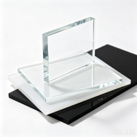 Vente en gros d'usine, plaque acrylique transparente coulée, 2 mm 30 mm, découpe laser personnalisée pour la publicité, l'affichage, la décoration