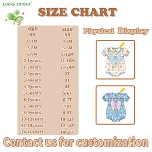 Wholesale <strong>Baby</strong> <strong>Girl</strong> Sets Smocked Children Clothing Bubble Children Big Bow Ruffles Kids Romper - Product Image 4