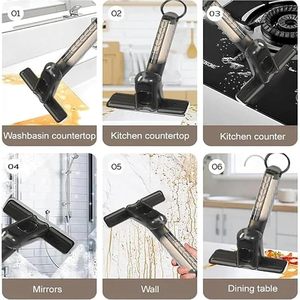 ไม้ถูพื้นแบบพกพาใช้ซ้ำได้สำหรับทำความสะอาดห้องครัวห้องน้ำรถ - Product Image 5