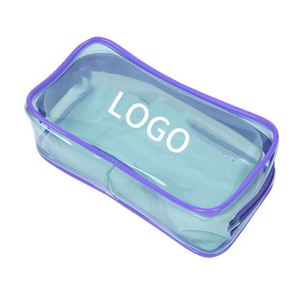 PVC <b>Transparent</b> 3D Cosmetic Storage <b>Bag</b> with Boning, <b>Makeup</b> <b>Bag</b>, Portable Waterproof Toiletry <b>Bag</b> - Product Image 1