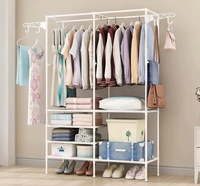 Gran oferta, soporte para ropa, colgador portátil, tienda de ropa, trípode de almacenamiento, estante para colgar ropa para dormitorio