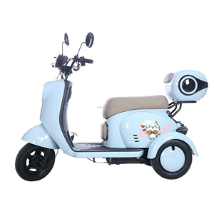 Tricycle cargo électrique 48V à carrosserie ouverte en acier pour adultes et seniors, puissance 600W, certifié CE, 2 passagers - Product Image 6