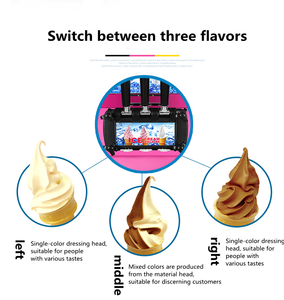 เครื่องทำไอศกรีมเชิงพาณิชย์แบบตั้งโต๊ะขนาดเล็กพกพา เครื่องทำไอศกรีมนุ่มเชิงพาณิชย์ - Product Image 6