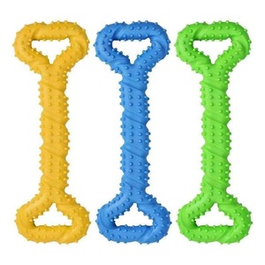 कुत्ते डबल सिर वाले टग-ऑफ-वार चबाने खिलौना टीपर दांत-सफाई ट्रेनर काटने के प्रतिरोधी हड्डी टॉय - Product Image 4
