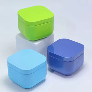 Boîte en fer blanc carrée personnalisée en gros, de qualité alimentaire, recyclable, avec revêtement UV, vide, pour emballage de thé, bonbons, bougies et cadeaux - Product Image 3