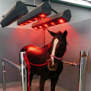 Système de chauffage infrarouge pour chevaux à 12 lampes, lampe de thérapie solaire équine, équipement de séchage et de récupération pour chevaux - Product Image 6