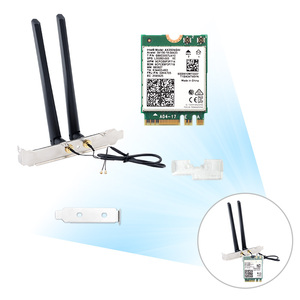 3000Mbps Dual Band 2.4Gbps 802.11ax WiFi6ชุดเดสก์ท็อป <span class=keywords><strong>AX200</strong></span> BT 5.1 Wifi 2.4G/5Ghz <span class=keywords><strong>MU</strong></span>-<span class=keywords><strong>MIMO</strong></span> AX200NGW อะแดปเตอร์เสาอากาศ - Product Image 1