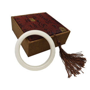 Classico delle donne di <span class=keywords><strong>Giada</strong></span> Del Braccialetto Del Braccialetto bianco Naturale A Mano Braccialetti di <span class=keywords><strong>Giada</strong></span> Giadeite Della Pietra Preziosa Braccialetto di <span class=keywords><strong>Giada</strong></span> - Product Image 3