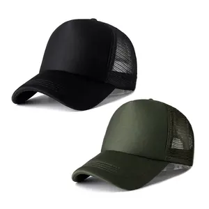 Chapéu de espuma para caminhoneiros, gorros bordados personalizados, esportivo, design de alta qualidade, com 5 painéis de malha
