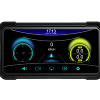 Nouveau produit Avertissement de zone aveugle Caméras avant et arrière Navigation connectée mobile Enregistreur de moto