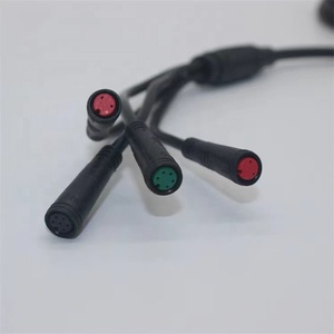 Negro 10 Uds accesorios para patinete eléctrico arnés <span class=keywords><strong>de</strong></span> cableado <span class=keywords><strong>de</strong></span> Cable principal freno LCD conector impermeable Integración <span class=keywords><strong>de</strong></span> acelerador eléctrico - Product Image 3