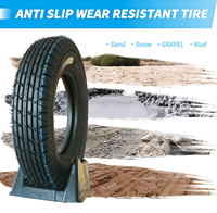 Neumático de Motocicleta Personalizado de Fábrica 400-10 T55 Resistente a Impactos 8PR, Neumático MX Resistente al Desgaste para Ciudad, Selva, Savannah, Safari, Raid