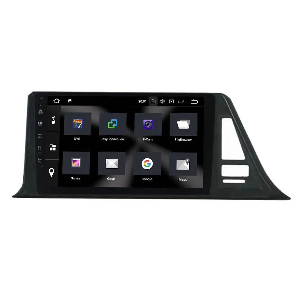 Top kwaliteit Auto radio voor Toyota CHR 2016-2018 Android 9.0 PX6 4G + 64G met carplay en android auto, DSP, DAB, IPS, 2.5D screen