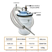 Aspirateur pneumatique pour usage industriel, capable de gérer les tâches de nettoyage à sec et à humide.