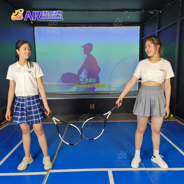Indoor AR Tennis Simulator Game AR Sports Somatosensory Fitness Interactive Immersive Tennis Game