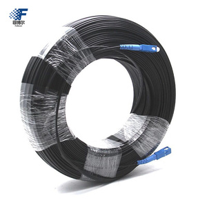 Kabel Ftth Dropcore <span class=keywords><strong>Precon</strong></span> 1 Core 3 Steel SC UPC Fibra Optik Simplex Modo único 1 Core 100M Atau 50m Cable de fibra óptica CN;GUA - Product Image 2