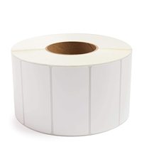 Étiquette SY personnalisée 4 "X 2" (101.6mm X 50.8mm) étiquettes thermiques directes polyvalentes d'expédition de codes à barres perforés adhésifs de qualité supérieure