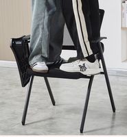 Chaise pliante professionnelle de qualité commerciale, empilable, en plastique, pour salles de classe, auditoriums et formations scolaires