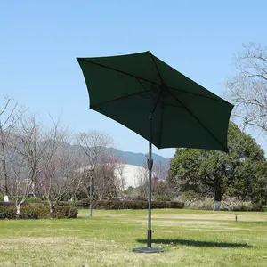 Ucuz moda açık güneş koruyucu manuel bahçe şemsiyesi konsol şemsiye