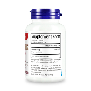 Cápsulas de Vitamina B12 en Oferta, Extractos Vegetales que Apoyan la Función Cognitiva Saludable y la Salud Nerviosa, para Adultos - Product Image 6