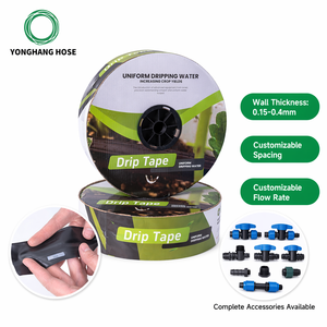 Nastro Gocciolante Nero Yonghang di Alta Qualità in PE, 16mm, 6mil, 1.38L/H, Spaziatura 10cm, <span class=keywords><strong>per</strong></span> Sistemi di <span class=keywords><strong>Irrigazione</strong></span> <span class=keywords><strong>a</strong></span> <span class=keywords><strong>Goccia</strong></span> <span class=keywords><strong>per</strong></span> Giardini e Fattorie, Tubo Agricolo - Product Image 1