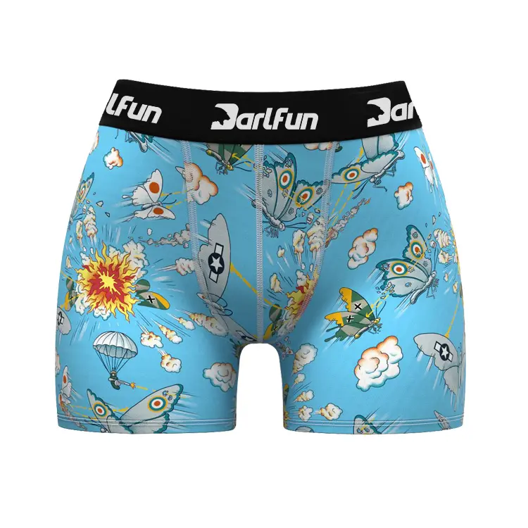 Celana dalam motif OEM untuk wanita celana dalam Boyshort wanita celana dalam Boxer celana pendek Boxer celana dalam Boyshort