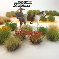 Mini-terrain miniature de 10 mm pour diorama, modélisme ferroviaire et micro-scènes