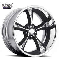 Jantes en aluminium monobloc forgées de 20 pouces à 5 branches, design étoile, pour Chevrolet Camaro, Ford Mustang, Dodge Charger, légères
