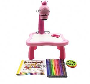 กระดาน<span class=keywords><strong>วาด</strong></span>ภาพอัจฉริยะสำหรับเด็ก,โต๊ะของเล่นวาดรูปโปรเจคเตอร์สำหรับ<span class=keywords><strong>เด็ก</strong></span> - Product Image 6