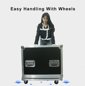 Uçuş durumda tekerlekler ile kolay kullanım profesyonel 18 inç hoparlör pa güç amplifikatörü Subwoofer Woofer hat düzenekli hoparlörler - Product Image 4