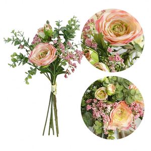 Ramo de Flores Artificiales Realistas al Precio de Fábrica, Decoración de Boda para Novias - Product Image 3