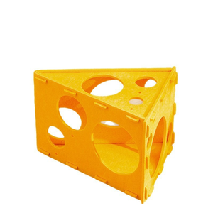 Lit pour chat en feutre écologique avec plusieurs trous, jouet de puzzle amovible et pliable pour chats, jeu interactif et repos 66L - Product Image 3