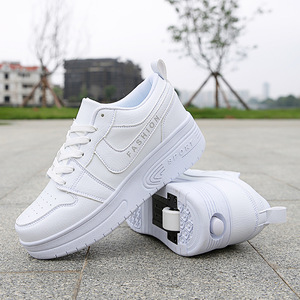 [Nuevo Estilo Viral en Internet] Patines <span class=keywords><strong>de</strong></span> <span class=keywords><strong>Ruedas</strong></span> Dobles Invisibles para Adultos, <span class=keywords><strong>Ruedas</strong></span> <span class=keywords><strong>de</strong></span> Poliuretano, Resistentes al Desgaste; Hombres, Mujeres, Niños - Product Image 4
