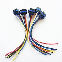 Relay Otomatis Tahan Air JD2912 12v 240v 40a 45a 110v 220v 380v 240v 4 Pin 5 Pin Set Soket Relay Kabel Harness