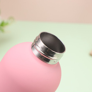 Botella de Agua Aislada al Vacío de Acero Inoxidable Rosa 304, Taza de Viaje Deportiva para Exteriores con Diseño de Boca Ancha - Product Image 1