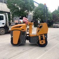 Mini-compacteur routier chinois de 1 à 5 tonnes à double tambour, petite taille, avec moteur, pompe, roulement et engrenage pour diverses industries