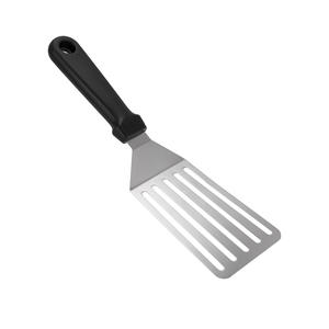 Heetverkopende zwarte keukenhulp, flexibele spatel met sleuven, roestvrij staal, voor vis, eieren, bacon, pannenkoeken - Product Image 3