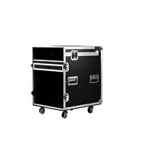 Flight case OEM sur mesure de grande taille pour amplificateurs de puissance de scène et boîtes d'éclairage, certifié IP65, surface pliable en aluminium+ABS