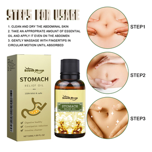 Huile de soin abdominale South Moon, douce, rafraîchissante, non collante, soin quotidien hydratant, huile de massage pour la peau - Product Image 6