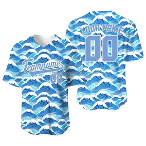 Diseño de verano, Jersey de béisbol personalizado, ropa deportiva corta, uniforme de entrenamiento de softbol, nombre/Equipo, sublimación, espacios en blanco de moda - Product Image 2