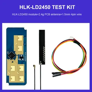 Hi-Link HLK-LD2450 24G mmWave manusia micro-motion dan deteksi jarak bergerak modul pelacakan kecepatan untuk mengganti PIR dalam 6M