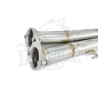 Tuyaux d'échappement de haute qualité à longueur égale, ajustement parfait pour F97 X3M/F98 X4M S58 3.0T, en acier inoxydable 304, avec design en X.