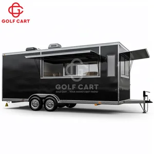 Commercial Catering Food Trailer Fast Food Trailer Mobile Tacos Truck Ice Cream Cart BBQ Food Truck For Sale