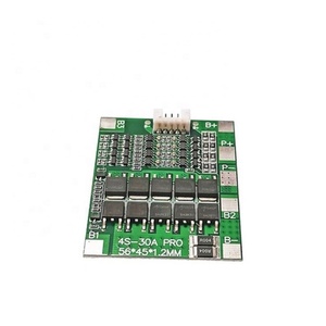 <strong>4</strong> <strong>strings</strong> 14.8V 16. Protection board 30A discharge with equalization 18650 battery protection board with wire - Product Image 2