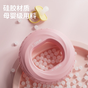 Fortalecedor de agarre de mano de silicona de 7.5 cm, herramienta portátil para ejercitar los dedos para mujeres y niños - Product Image 3