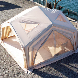 Thiết kế mới nhất 4 bên cửa lớn <span class=keywords><strong>Inflatable</strong></span> Trọng lượng nhẹ glamping bãi biển lều cho 8 người cắm trại ngoài trời - Product Image 3