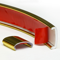 Edgeband Cinta de doblar Bordes de melamina flexible Moldeo de vinilo Cinta de grano de madera negra Cinta de doblar Bordes de PVC