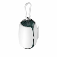 Distributeur de sacs à déjections pour animaux de compagnie, support portable pour sacs à crottes de chien, clip de laisse, déchirure à une main, sacs biodégradables, accessoires pour animaux de compagnie pour la promenade en extérieur